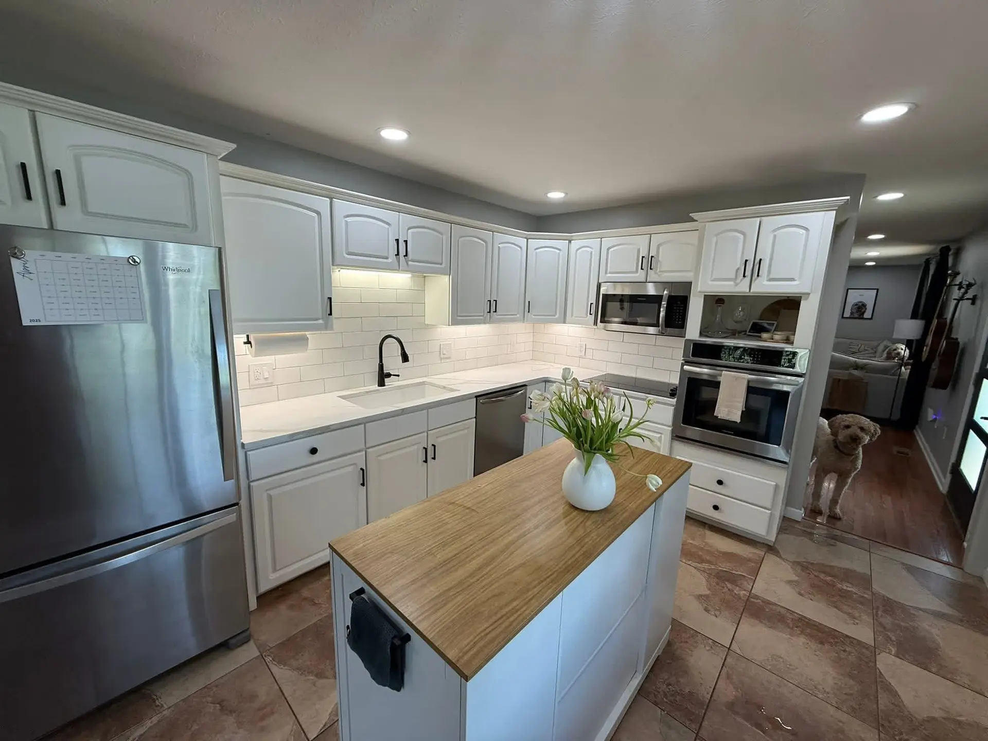 Kitchen remodel electrical and lighting installation by LiveWire Electrical Service